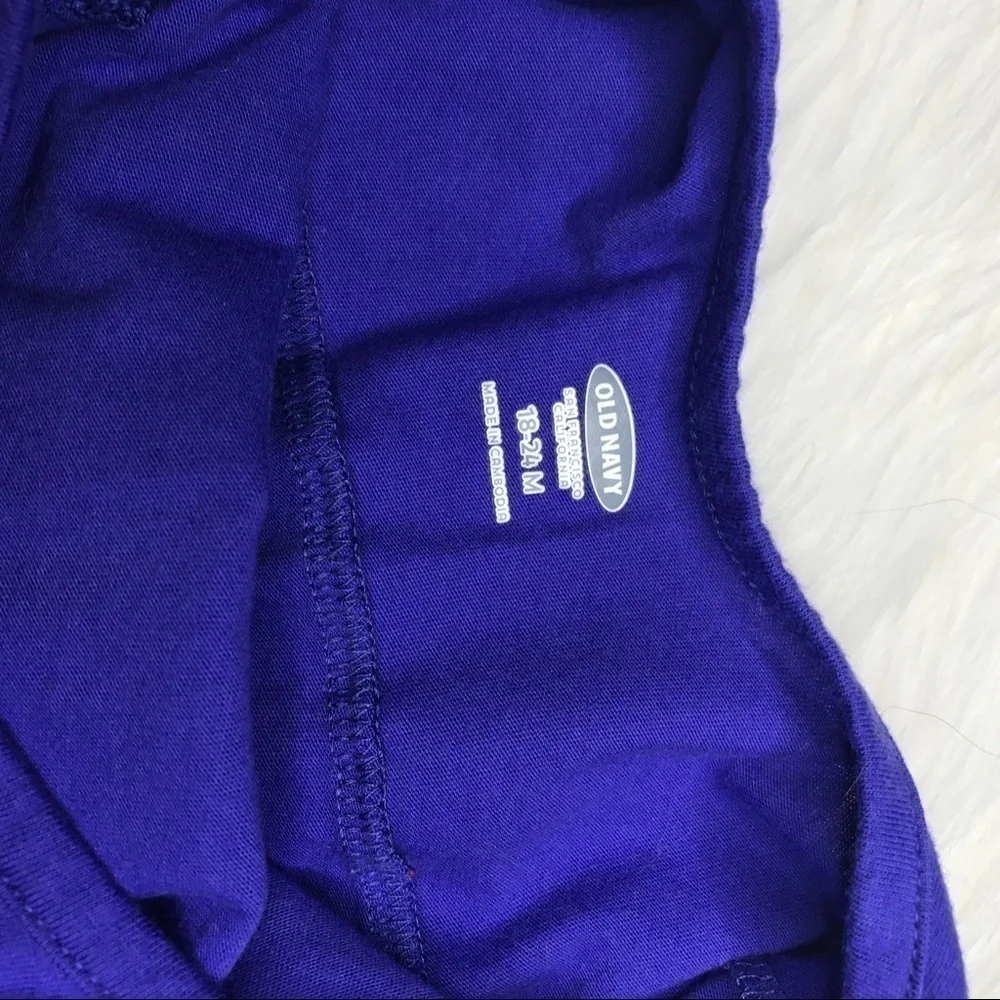 OLD Navy Purple Scoop Neck Fit & Flare Dress